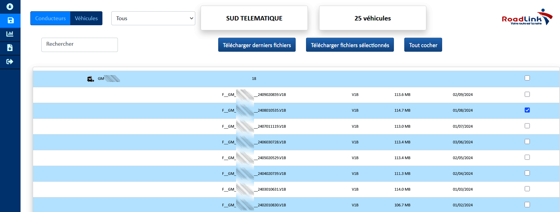 geolocalisation camions - données sociales