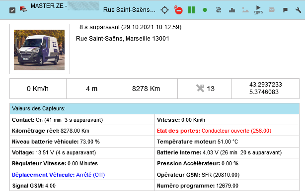 geolocalisation véhicules électriques