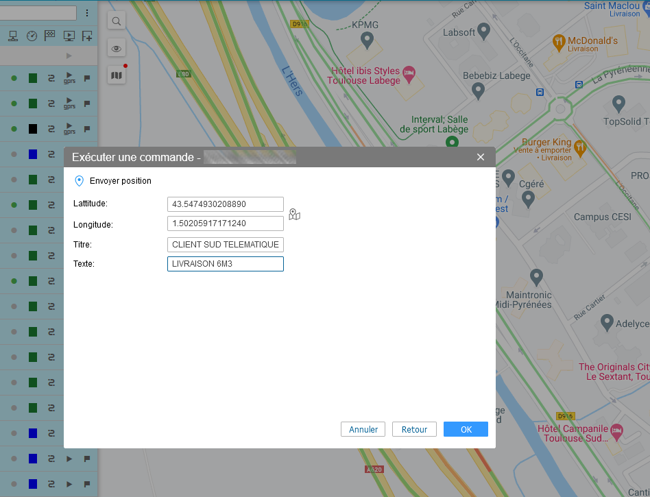 calcul itinéraire Road Link