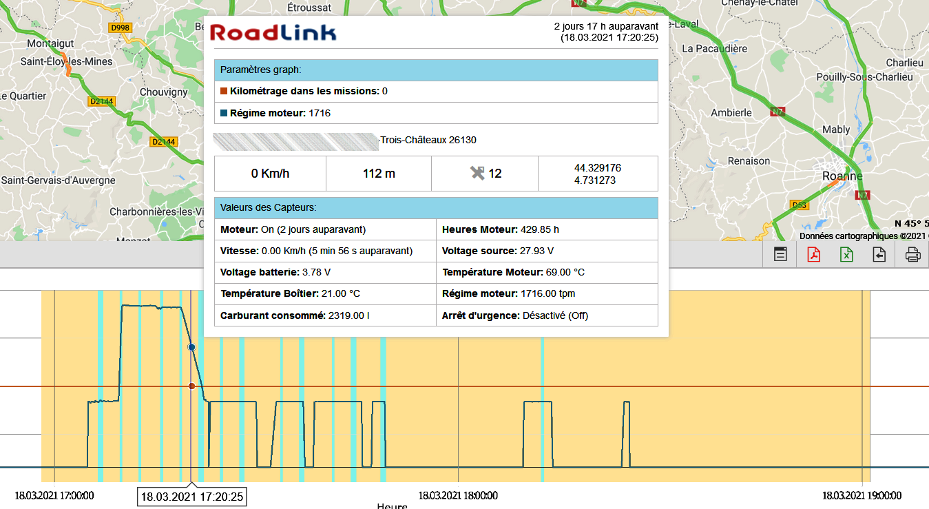 geolocalisation engins de chantier