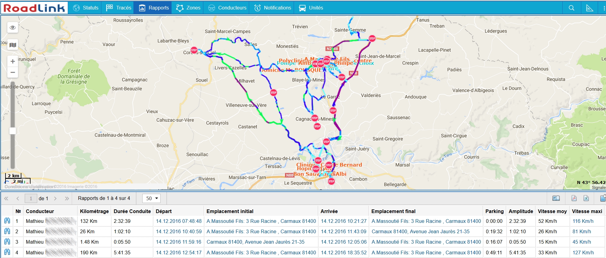 geolocalisation ambulance